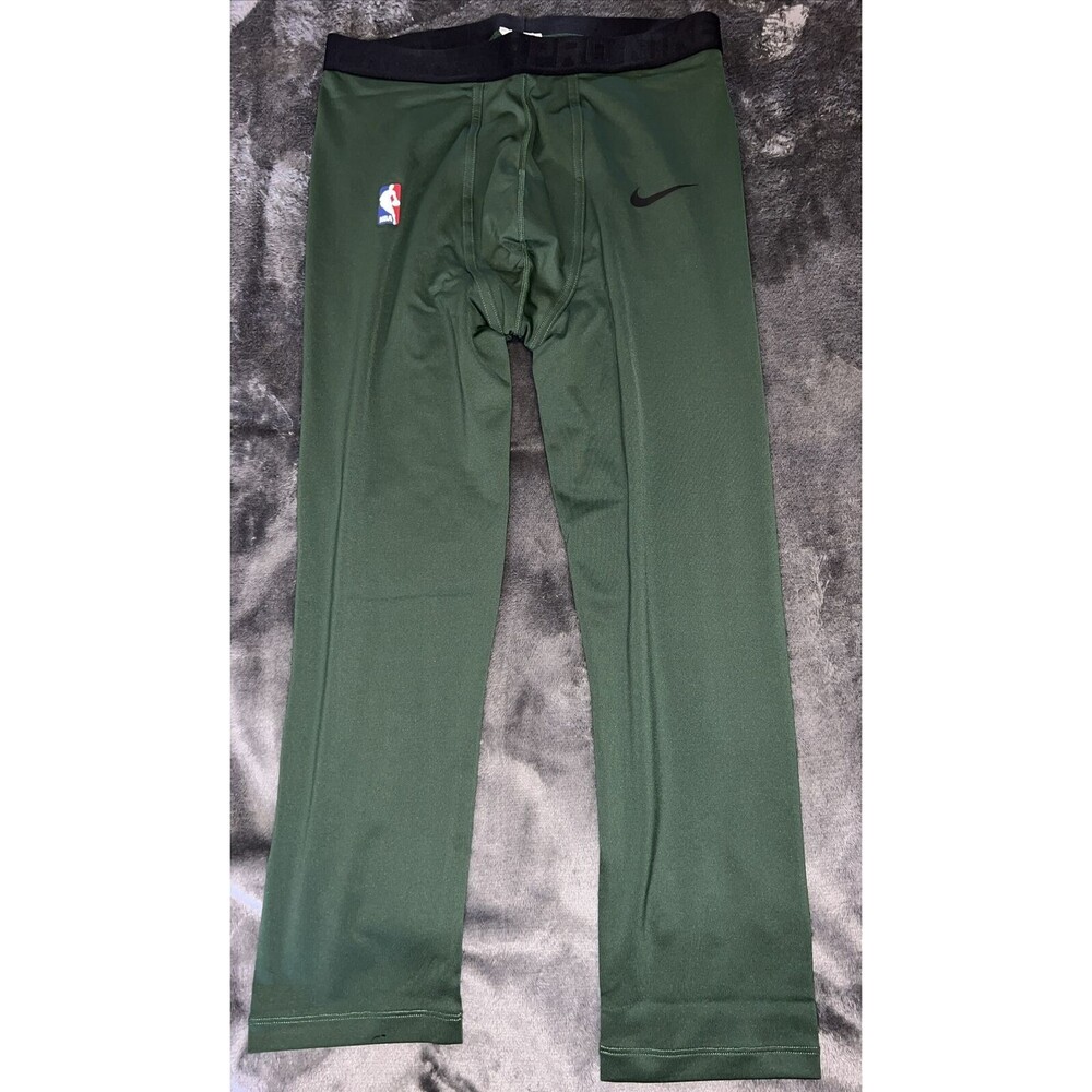 Large TALL NIKE NBA Compression Leggings AA0751-323 Men’s GREEN